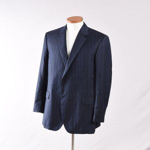 Betenly Men's Coat Blazer Wool Navy 44R
